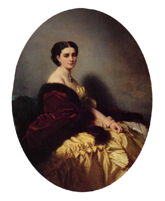 Franz Xaver Winterhalter Madame Sofya Petrovna Naryschkina oil painting image